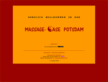 Tablet Screenshot of massage-oase-potsdam.de